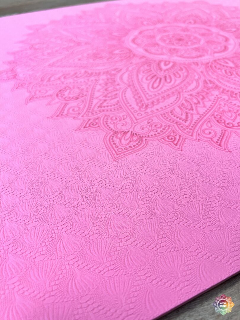 TPE Yoga mat MANDALA PINK - YOGA STORE - Everything for your yoga practice.  With style and high quality.