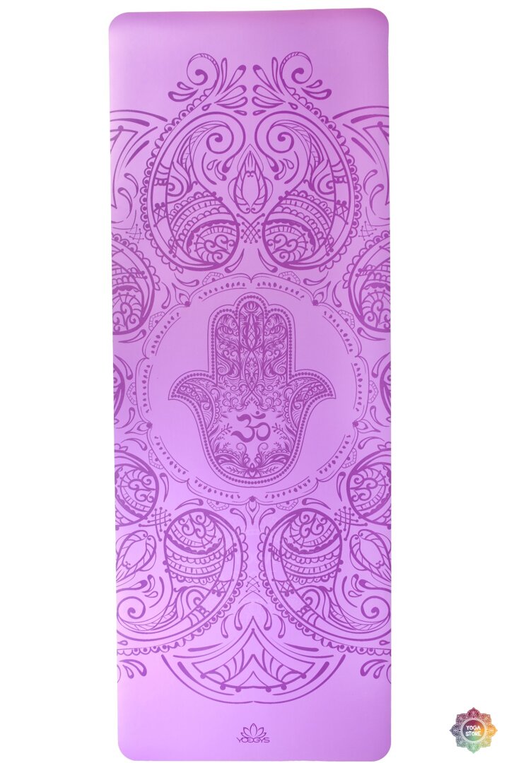 purple yoga mat