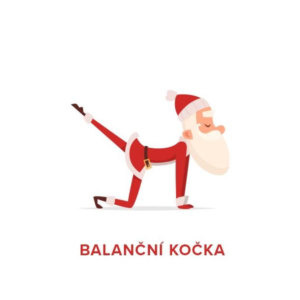 Zažeň stres jógou – balanční kočka