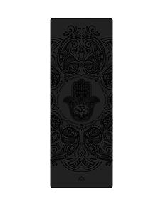 profesionální jógová podložka z přírodní gumy ALL YOGA MAT černá HAMSA BLACK