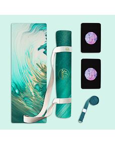 Set na jógu s designovou jógamatkou AQUA