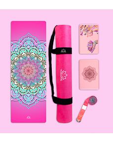 Set na jógu s designovou jogamatkou LOTUS BLOSSOM