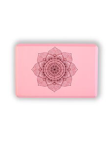 YOGGYS - designová jógová cihlička, růžová [MANDALA]
