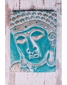 Obraz Buddhy TYRKYSOVÝ 40 cm