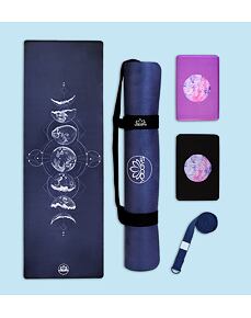 Set na jógu s designovou jogamatkou MOON PHASE