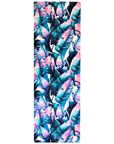 YOGGYS [TROPICAL ISLAND] barevná designová jógová podložka s tropickým motivem 
