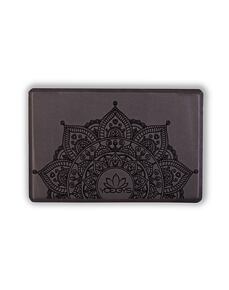 YOGGYS - designová jógová cihlička, šedá [MANDALA]