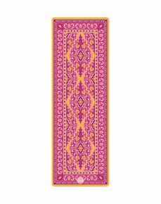 jógová podložka, jógový koberec, designová podložka na jógu ARABIAN NIGHTS vínová, fialová, orientální
