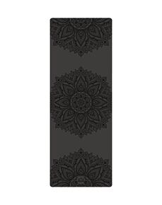 YOGGYS ALL YOGA MAT [MANDALA BLACK] neklouzavá profesionální podložka na jógu černá s mandalou