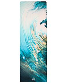 YOGGYS [AQUA] designová jógová podložka zelená