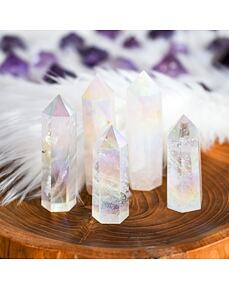 Krystal broušený Aura křišťál obelisk