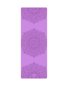 YOGGYS ALL YOGA MAT [MANDALA LILA NEW] neklouzavá profesionální podložka na jógu fialová s mandalou