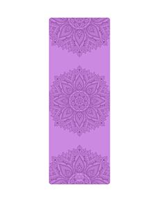 YOGGYS ALL YOGA MAT [MANDALA LILA NEW] neklouzavá profesionální podložka na jógu fialová s mandalou