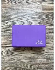YOGGYS - designová jógová cihlička, fialová [YOGGYS]