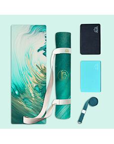 Set na jógu s profi jógamatkou AQUA