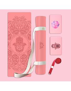 Set na jógu s profi jógamatkou HAMSA ROSE