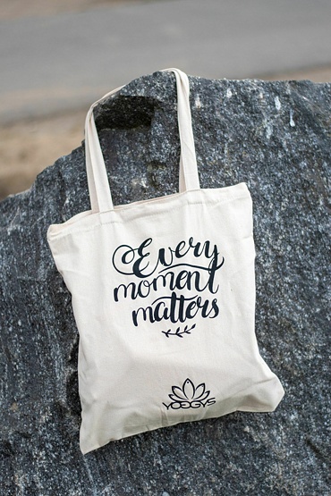 Yoggys eco taška - every moment matters