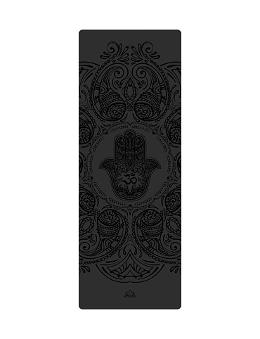 profesionální jógová podložka z přírodní gumy ALL YOGA MAT černá HAMSA BLACK