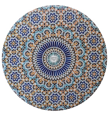 YOGGYS [MARRAKECH] barevná designová jógová podložka, mozaika