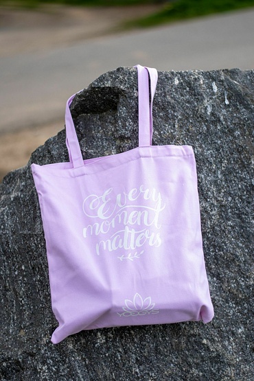 Yoggys eco taška - every moment matters