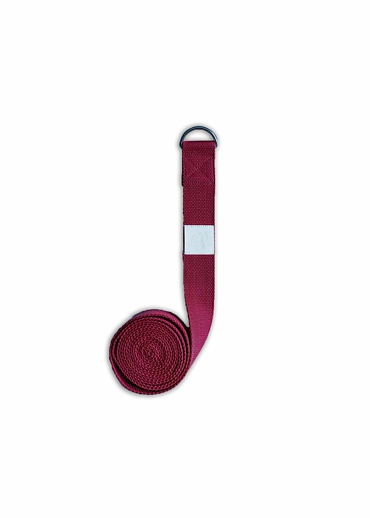 YOGGYS - STRETCHING STRAP jógový popruh [PURPUROVÁ]