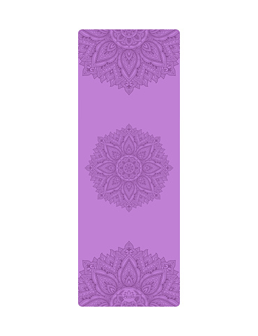 TPE Yoga mat MANDALA LILA - YOGA STORE - Everything for your yoga practice.  With style and high quality.