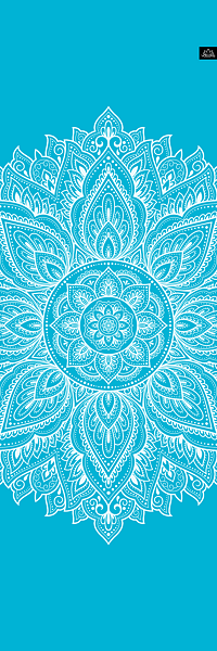 YOGGYS - jógová podložka, petrolejová [MANDALA]