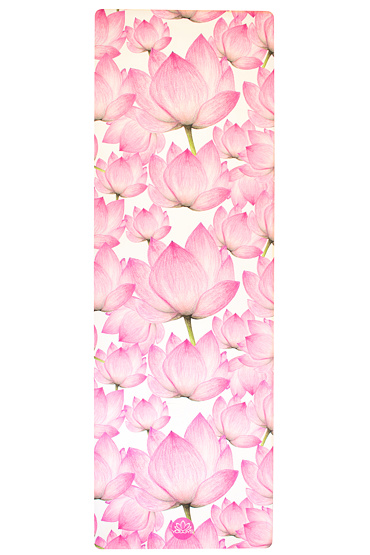 YOGGYS [LOTUS GARDEN] barevná designová jógová podložka s květinovým motivem 