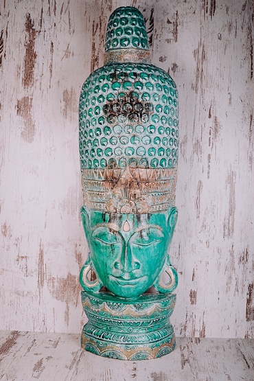 Buddha head ZELENÁ 1 m