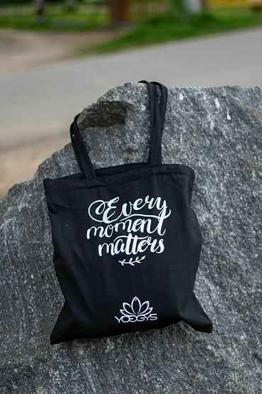 Yoggys eco taška - every moment matters