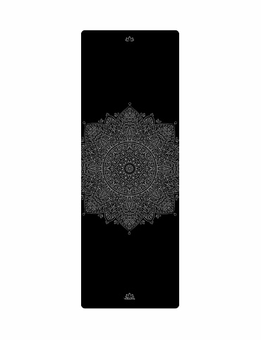 Mandala silver, jógová podložka, podložka na jógu, jógamatka