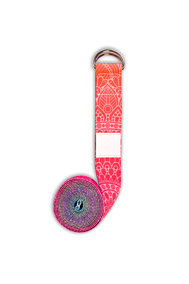 YOGGYS - YOGA STRETCHING STRAP [RAINBOW MANDALA]