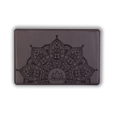 YOGGYS - designová jógová cihlička, šedá [MANDALA]