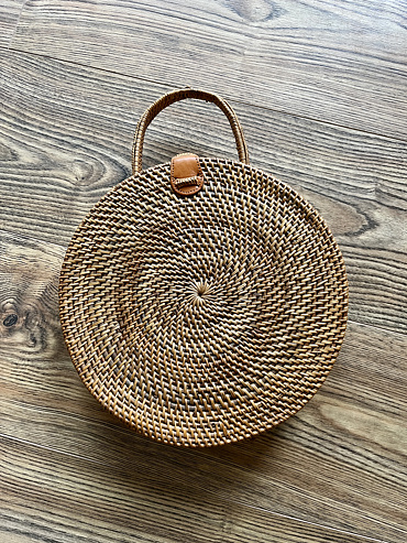 Ratanová kabelka 24 cm