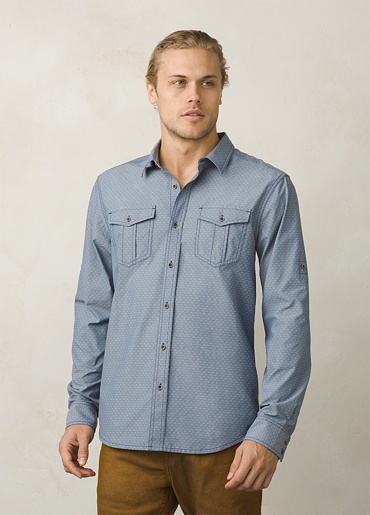 prAna Ascension košile, dress blue, pánská košile