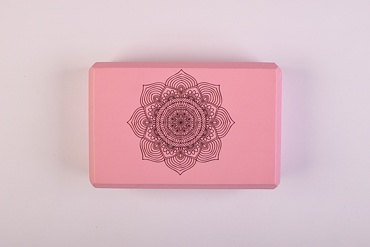 pink yoga blocks