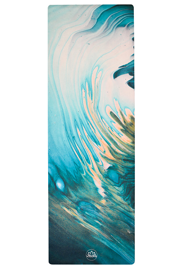 YOGGYS [AQUA] designová jógová podložka zelená