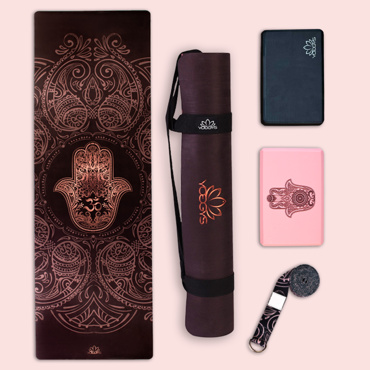 Set na jógu s designovou jógamatkou HAMSA