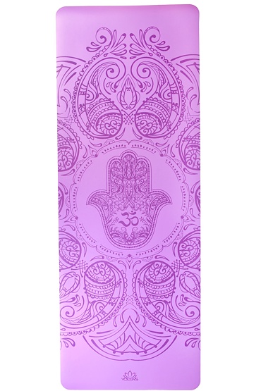 profesionální jógová podložka z přírodní gumy HAMSA PURPLE