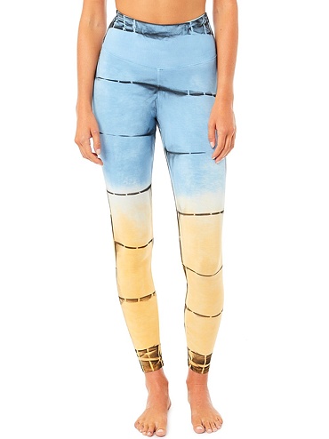 MANDALA High Rise Batik Leggings, emerald, PA58JE28