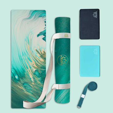 Set na jógu s profi jógamatkou AQUA