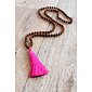 YOGGYS meditační mala - světlá rudraksha PINK