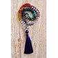 YOGGYS - Meditation Mala Necklace CHAKRAS - INDIGO