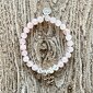 YOGGYS Bracelet LOTUS - Rose Quartz and Cracked Crystal