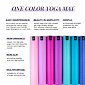 YOGGYS - barevná jógová podložka z PVC materiálu