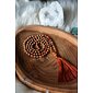 YOGGYS meditační mala - karneol a rudrakša