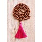 YOGGYS - Meditation Mala Light Rudraksha PINK