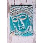 Painting Buddha TURQUOISE 40cm