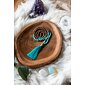 YOGGYS meditační mala - akvamarín a rudrakša