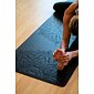 YOGGYS ALL YOGA MAT [MANDALA BLACK] neklouzavá profesionální podložka na jógu černá s mandalou